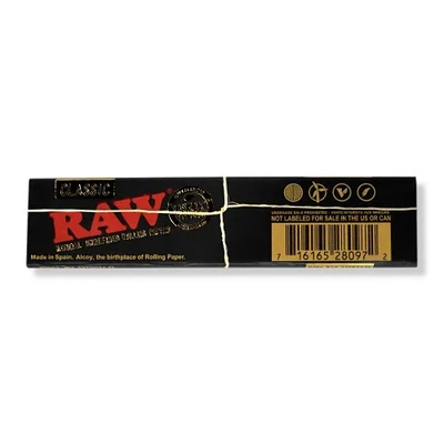 Raw Classic Black Slim Paper